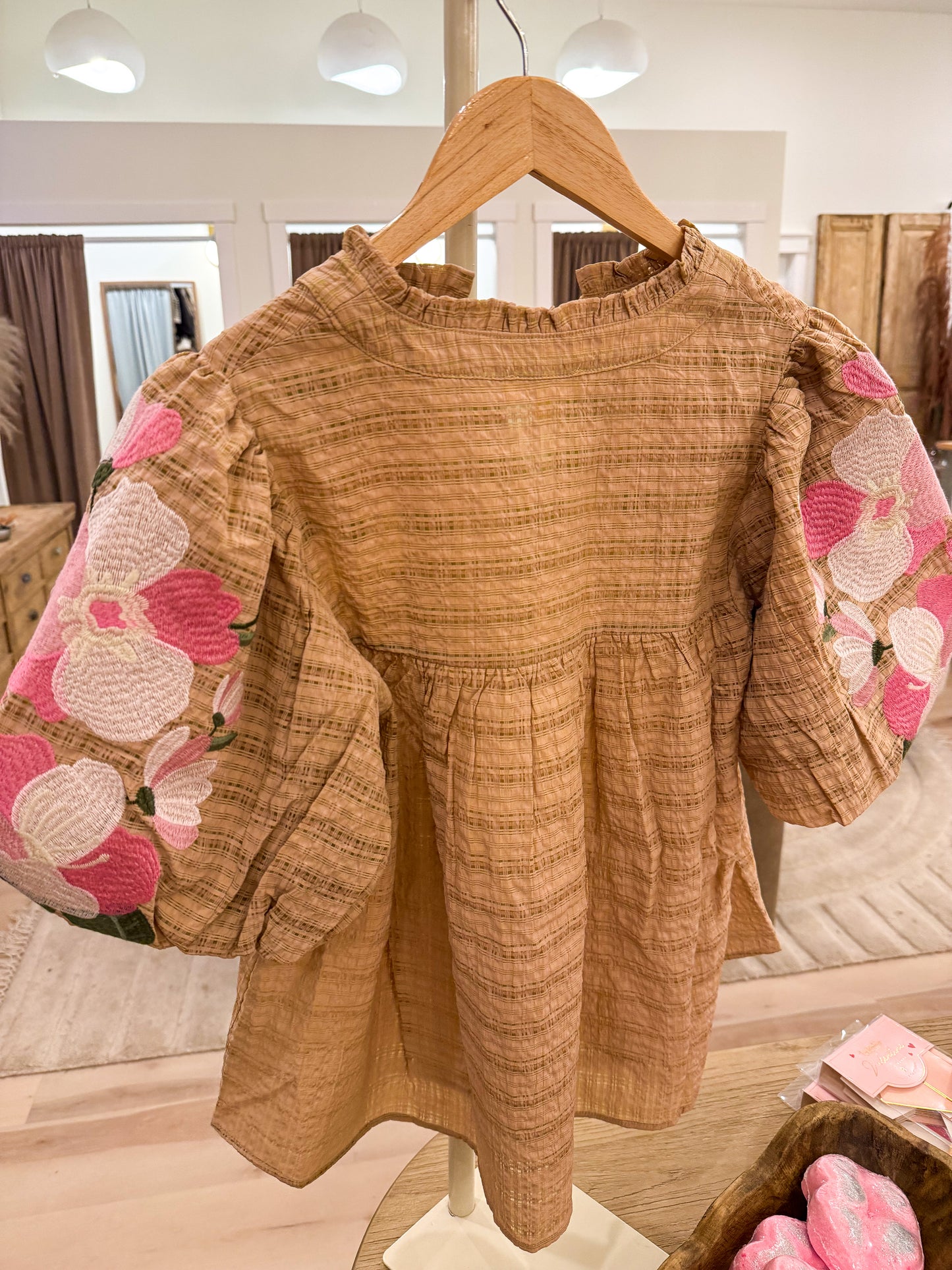 Wren Flower Textured Blouse