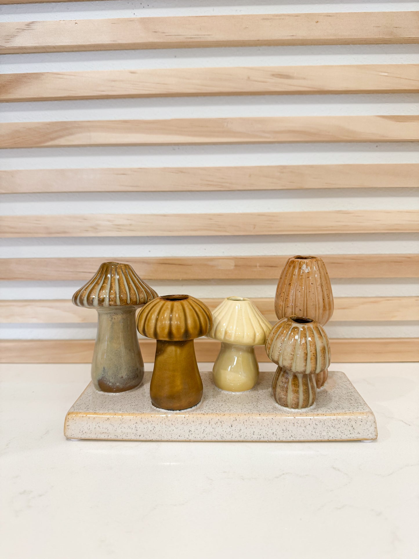 Mushroom table top vase