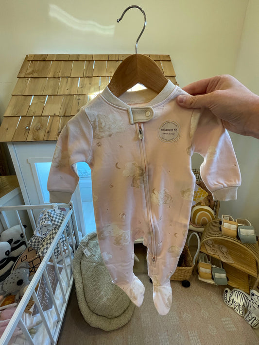 Pink Clouds Onsie