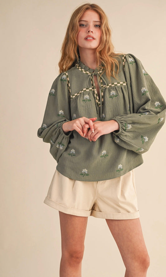 Lily Floral Blouse