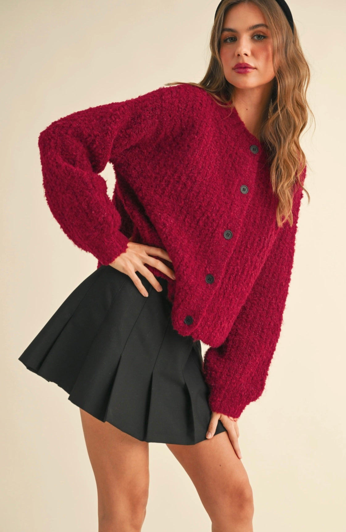 Red Knit Sweater