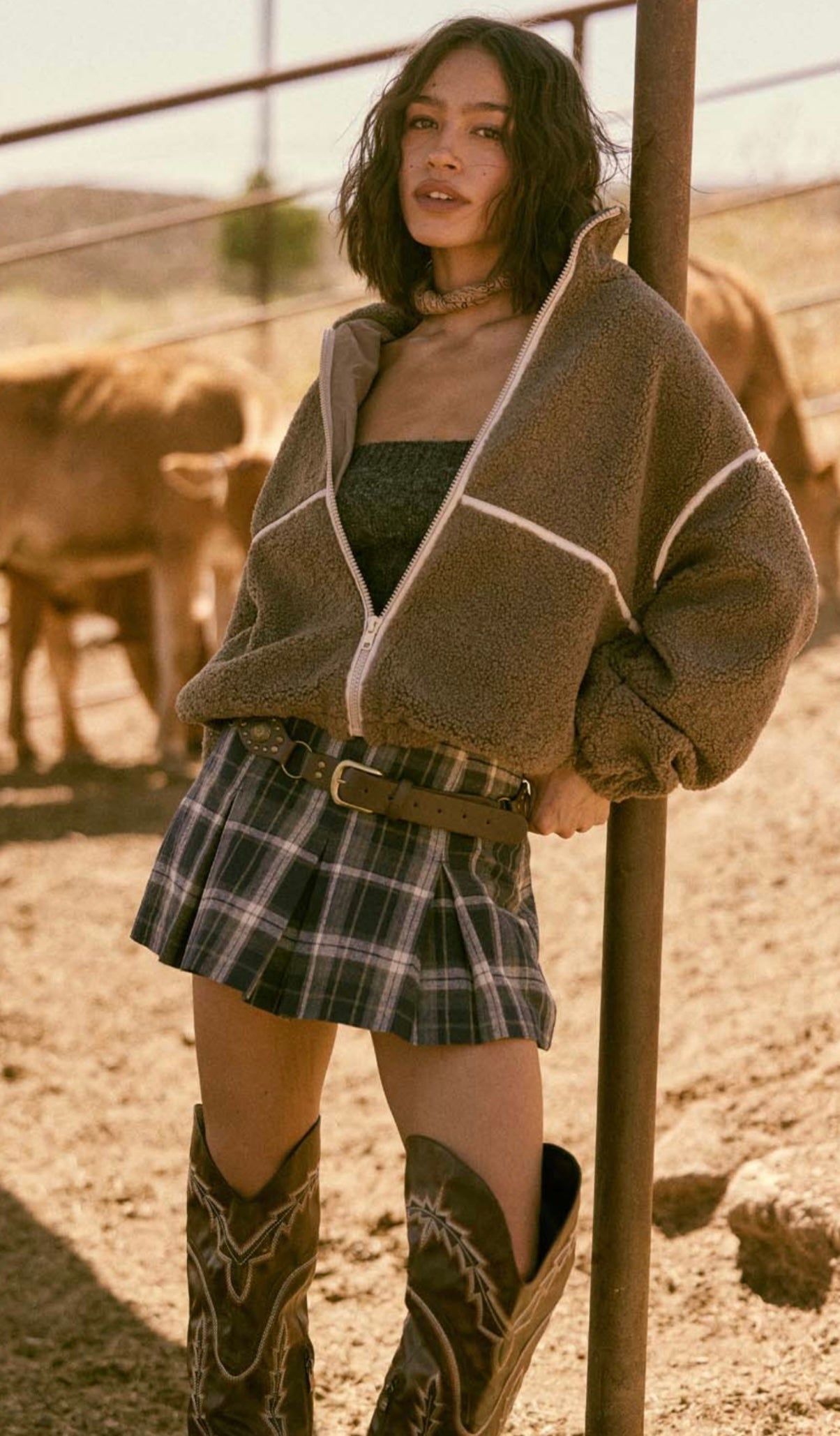 Shay & Coco Sherpa Zip Up