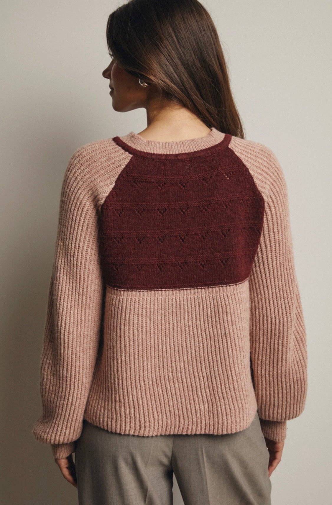 Sweetheart Two Tone Sweater