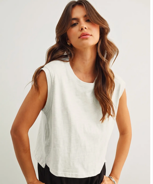 Cream Mila Tank