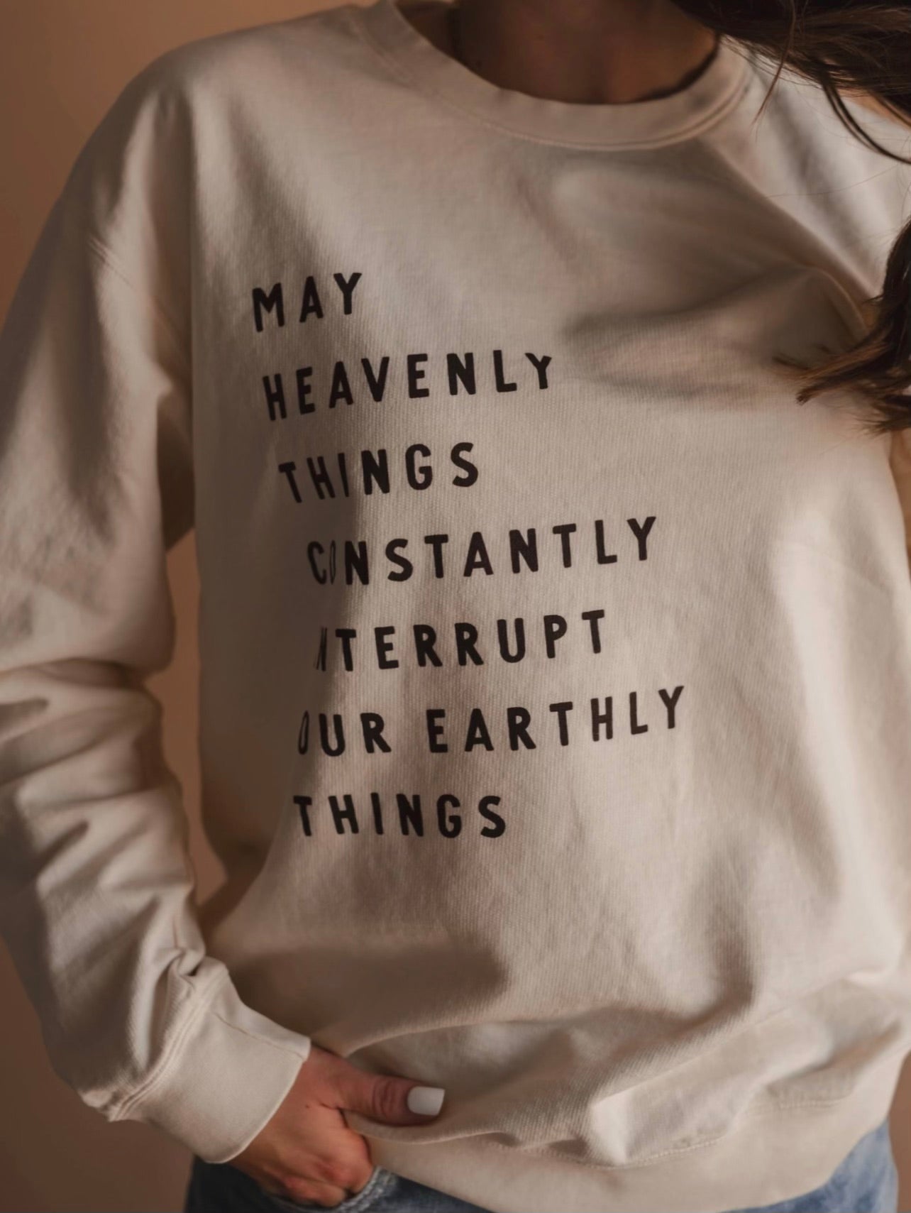 Ivory Heavenly Things Pullover