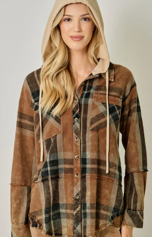 Louise Plaid Button up