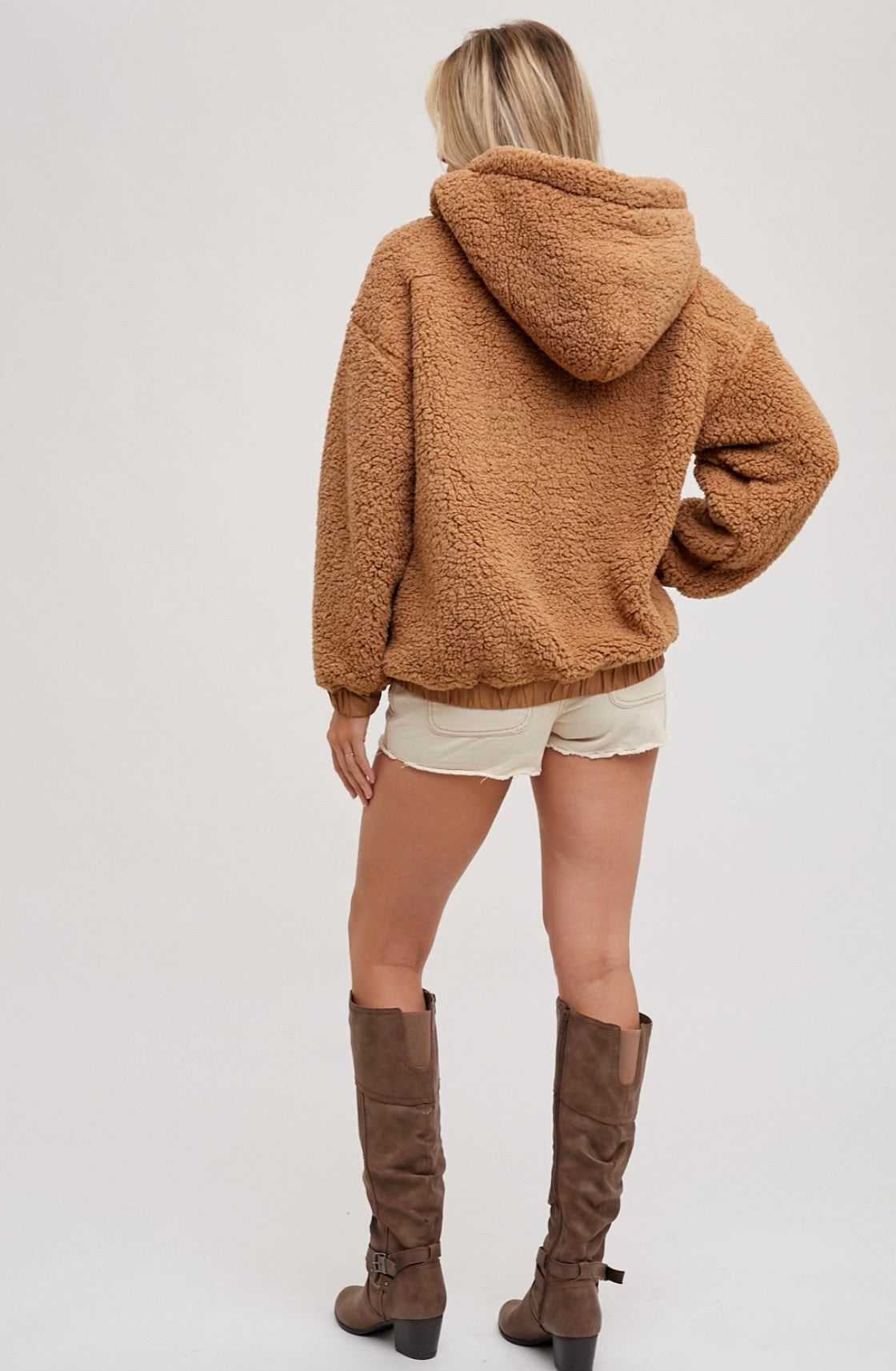 Rust Sherpa with Hood