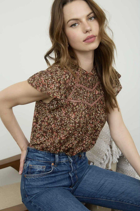 Falling for you floral top