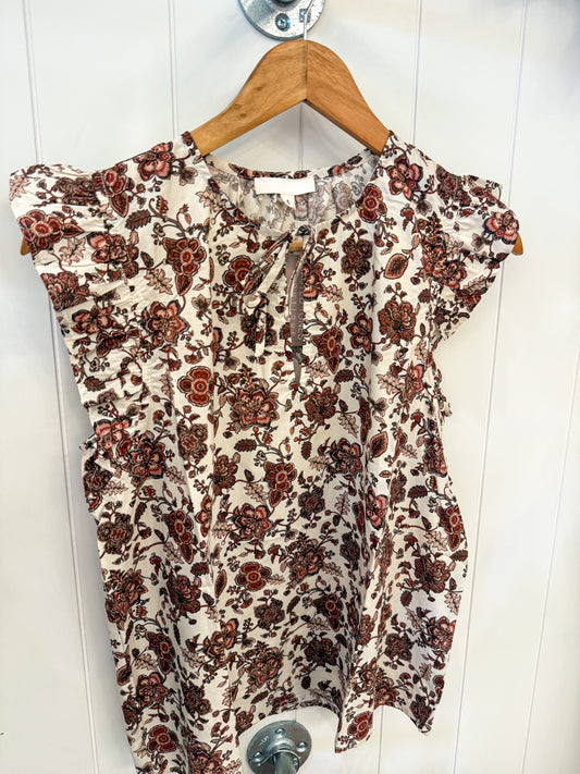 Ruffle Sleeve Blouse
