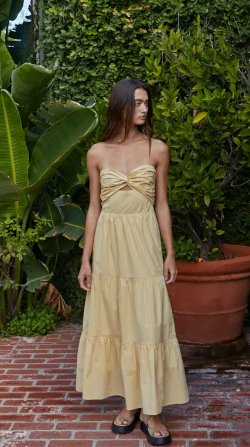Holly Butter Yellow Dress