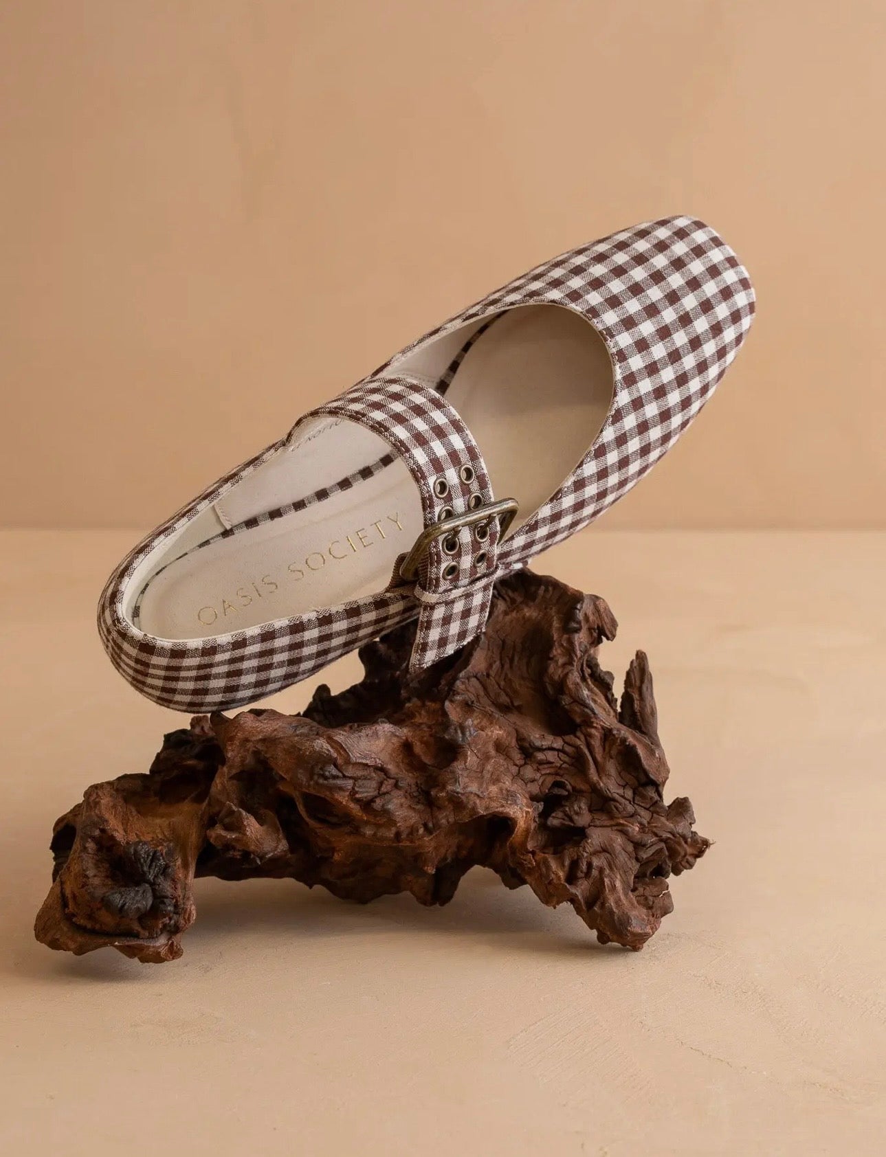 Fallin Gingham Ballet Flat