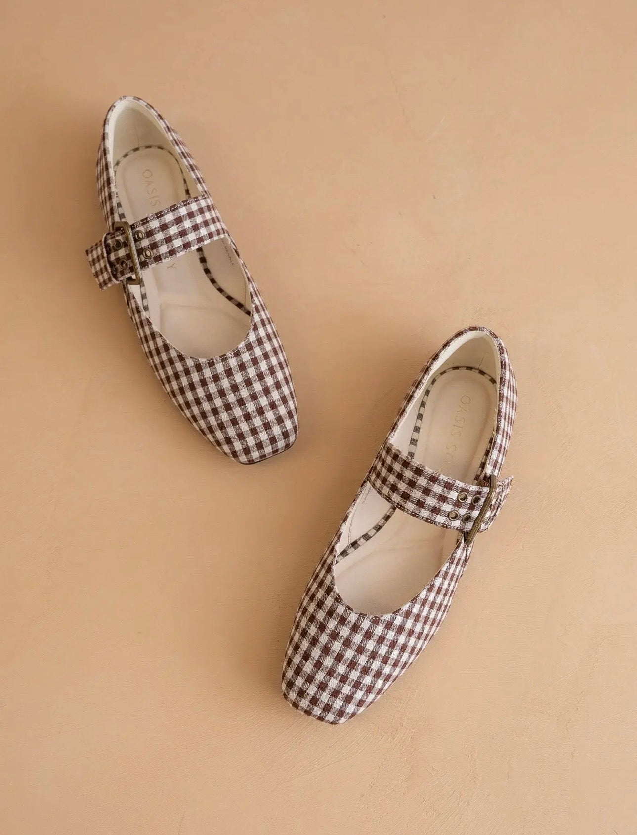 Fallin Gingham Ballet Flat