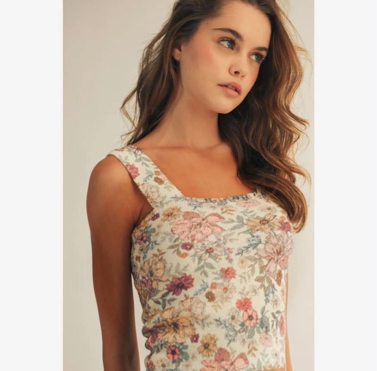 Back To School Floral Tank