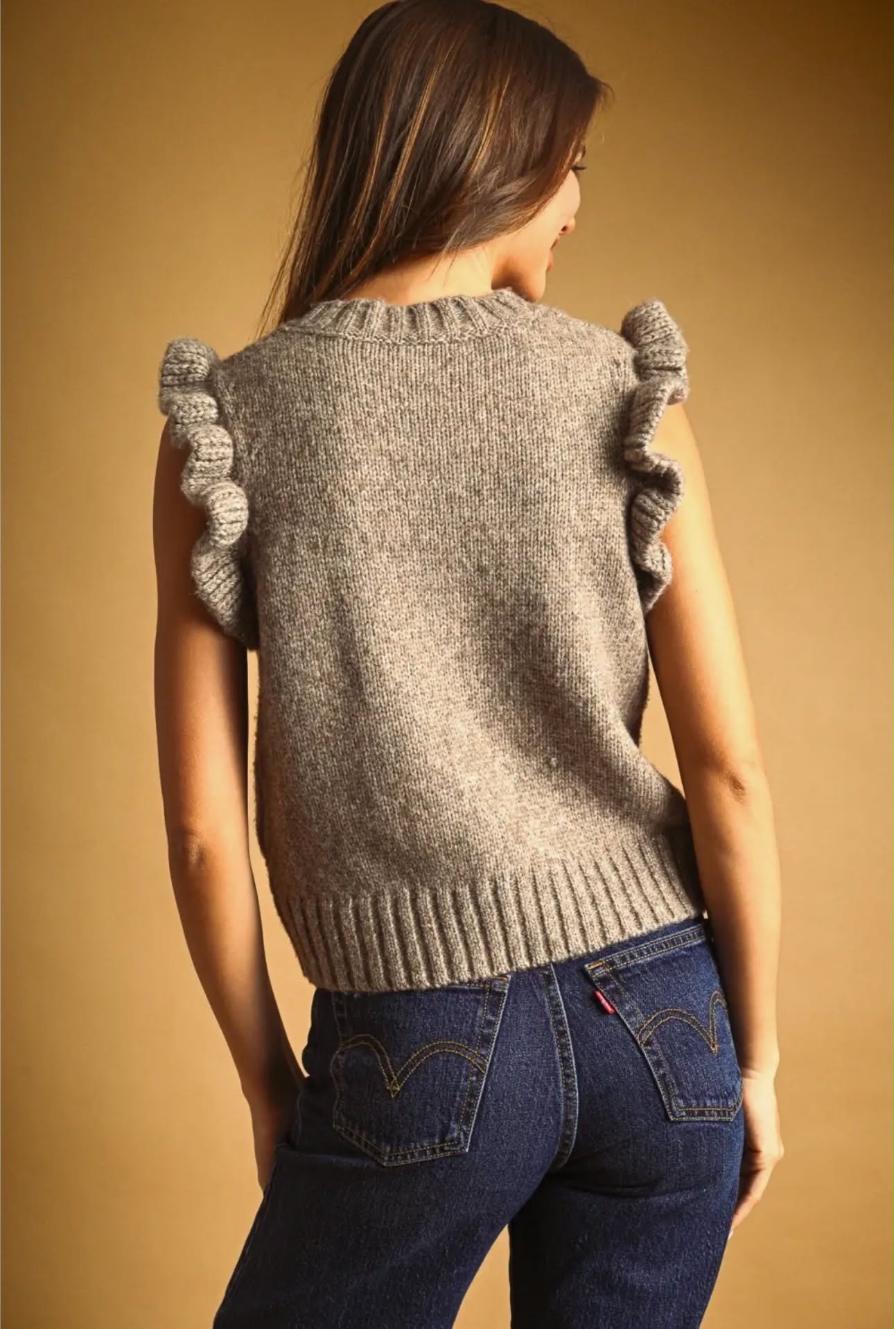 Fallin For You Ruffle ￼Sweater
