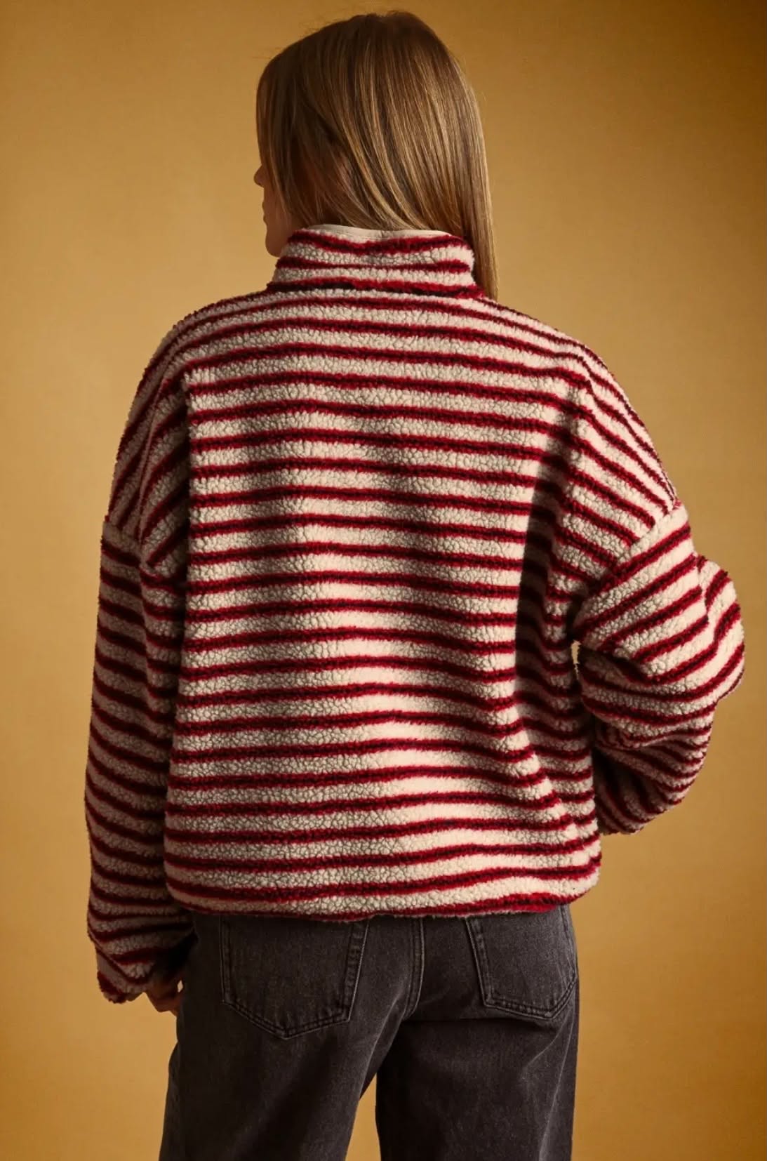 Stone Red Half Zip