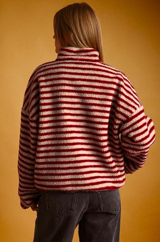 Stone Red Half Zip
